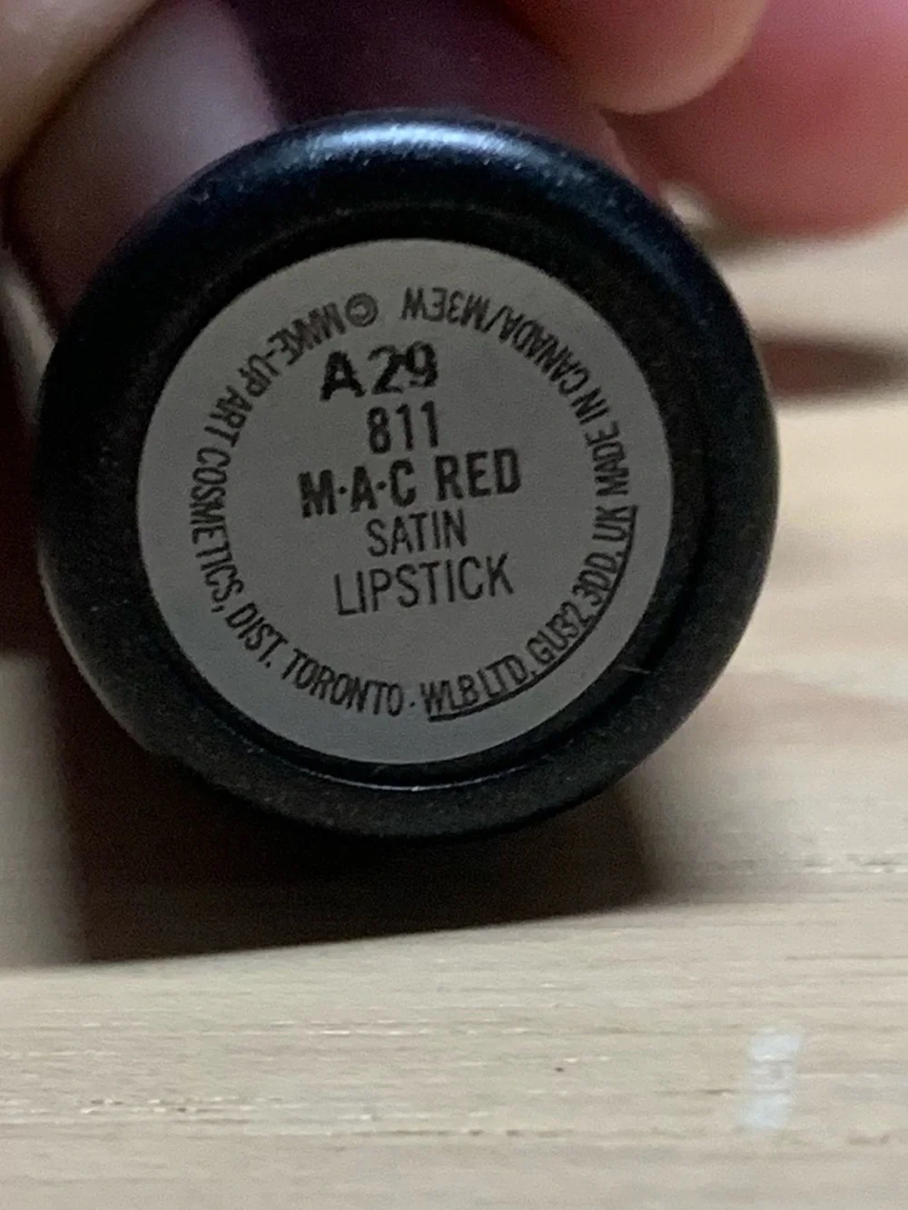 MAC Cosmetics M-A-C Red Lipstick